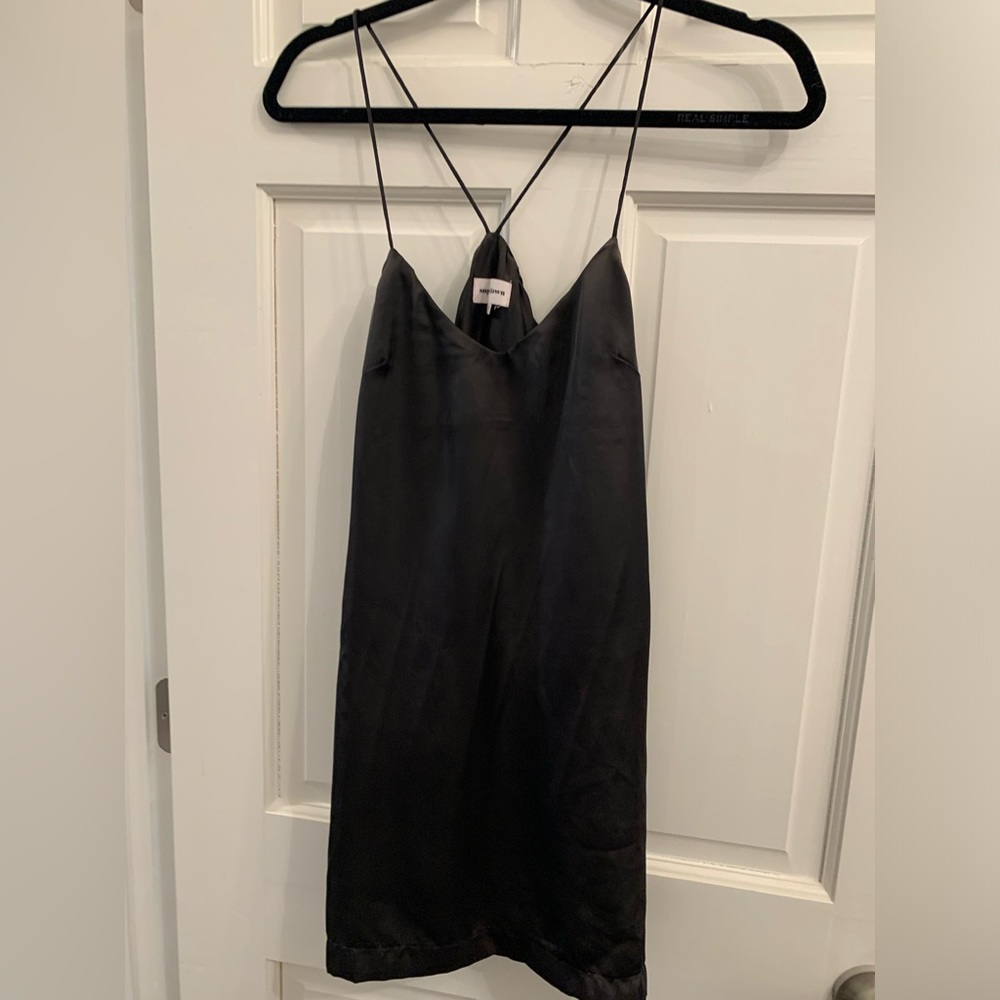 superdown xs black slip dress